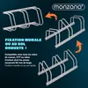MONZANA® Râtelier 3 vélos métal support de rangement pneu Voir les images du produit 5