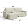 Ecksofa LIVIO S mit Schlaffunktion und Bettkasten, pet Produktbild-Vorschau 7