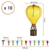 Guirlande lumineuse solaire : 10 montgolfières colorées Voir les images du produit 2