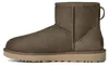 Dámské zimní boty UGG Classic Mini II, ovčí vlna, semiš, Náhled obrázku produktu 2