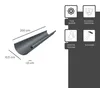 Zambelli Dachrinne Zink halbrund RG 250 Anthrazit Produktbild-Vorschau 2