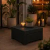 Keter Provence Tisch anthrazit, Gartentisch, wetterfest, Produktbild-Vorschau 1