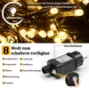 YARDIN LED víla světla 3 x 2m teplá bílá, dekorace pro Náhled obrázku produktu 3
