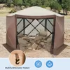 350 x 350 cm Pop-Up Screen House Zelt, 6-seitiges Produktbild-Vorschau 4