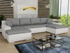 A modern living room with a large sectional sofa, coffee table, and rug. Produktbild-Vorschau
