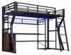 Hoogslaper 90 x 200 cm met bureau, kledingrek, Productafbeelding-voorbeeld 15
