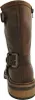 A close-up view of the back of a brown leather boot. Produktbild-Vorschau