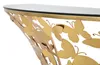Wandkonsole "Schmetterlinge" in Gold – Halbrunde Konsole Produktbild-Vorschau 3