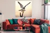 MuchoWow® Poster Wanderfalke - Sonne - Flügel 100x100 cm - Produktbild-Vorschau 2
