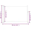 Vidaxl Garden Bildschirm Erweiterbar 200x300 cm Schwarz Voir les images du produit 16