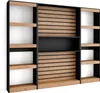 Bücherregal Bibliothek, 230x25x186cm, Wohnzimmer, Produktbild-Vorschau 1