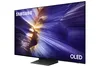 A Samsung OLED television is displayed on a stand against a white background. Produktbild-Vorschau
