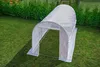 Serre de jardin 4,5x2x2 mètres - blanche - avec 6 fenêtres Voir les images du produit 3