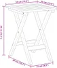 vidaXL Schaukelstühle 2 Stk. mit Klapptisch Schwarz Produktbild-Vorschau 7