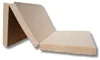 Natalia Spzoo vouwmatras 195x65x10 cm, beige - 3-delig Productafbeelding-voorbeeld 1