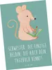 Mr. & Mrs. Panda Postkarte Schwester Heldin - Meeresbrise - Produktbild-Vorschau 1