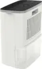 A white dehumidifier with a black top and a clear water collection tank. Produktbild-Vorschau