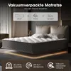 Hiazurm Matratze 90x190, 7-Zonen Federkernmatratze mit Produktbild-Vorschau 3