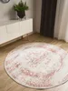 benuta Vintage Teppich Wohnzimmer Sia Creme/Rosa ø 160 cm Produktbild-Vorschau 2