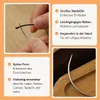 8 gebogene Nähnadeln in 4 Größen – Polsternadeln Produktbild-Vorschau 4