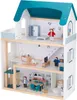 A multi-story dollhouse with furniture and figures. Anteprima dell’immagine prodotto