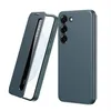 A phone case is shown with a flip cover that has a window. Náhled obrázku produktu