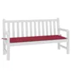 vidaXL Cuscino per panca da giardino rosso vino 150x50x4 cm Anteprima dell’immagine prodotto 3
