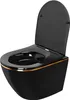 Rea WC Schüssel Randlos Carlo Mini Duroplast Flat Black Produktbild-Vorschau 3