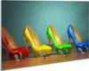 Wallario Schlüsselbrett aus Glas, Motiv: Bunte Schuhe - Produktbild-Vorschau 1