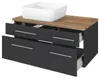Waschtischunterschrank Dasa (links) 90cm mit 4 Schubladen - Produktbild-Vorschau 1