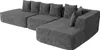 Sofa-Garnitur HWC-Q28, L-Sofa Couch Loungesofa, Stoff Produktbild-Vorschau 6