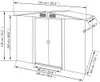 vidaXL Abri de jardin Gris Métal 257 x 205 x 178 cm Voir les images du produit 8
