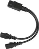 IEC320 C14 na 2 x C13 zásuvka Y-rozbočovací napájecí kabel Náhled obrázku produktu 5