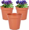 Runder Gartentopf aus Kunststoff 13 cm 3 Stk. Produktbild-Vorschau 1