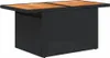 Gartentisch Schwarz 100x55x73 cm Poly Rattan und Produktbild-Vorschau 4