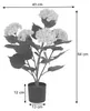 Künstliche Hortensie MCW-Q86, Dekopflanze Kunsthortensie Produktbild-Vorschau 13
