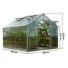 GFP Gewächshaus Topas 5 aus Alu 225x322 cm ca. 8 mm Produktbild-Vorschau 3