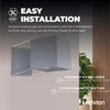 Ledvion 2er Set Wandlampe Innen / Aussen sensor Akku IP44 Produktbild-Vorschau 6