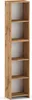 MRBLS Bücherregal Eiche Wotan 40x189x30 cm – Standregal mit Produktbild-Vorschau 4