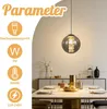 Lampe suspendue ZMH en verre, 1 ampoule, lampe de table à Voir les images du produit 4