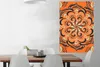 MuchoWow® Poster Blume - Blätter - Orange - Muster 80x120 Produktbild-Vorschau 2
