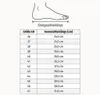 A diagram of a foot with a size chart showing EU shoe sizes and corresponding insole lengths in centimeters. Produktbild-Vorschau
