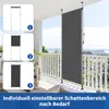 LEADZM Tenda da sole verticale, modello a molla, dimensioni Anteprima dell’immagine prodotto 6