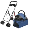 Hundebuggy Faltbar Jogger Katzenbuggy mit Netzfenstern Produktbild-Vorschau 3