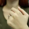 Diamant Solitär Ring 0,30 Carat Effect 8 Karat Weißgold - Produktbild-Vorschau 1