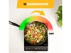 An induction cooker with a pan of vegetables being cooked. Voir les images du produit