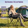 COSTWAY, sada 2 kusov, skladacie turistické stoličky XXL, Náhľad obrázku produktu 3