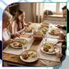 Ozdobne podkładki stołowe z PVC, podkładki tkane, 4 sztuki Podgląd zdjęcia produktu 9