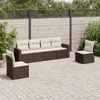 The Living Store 6-tlg. Garten-Sofagarnitur mit Kissen Produktbild-Vorschau 2