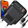 Chargeur rapide Chargeur 3in1 USB+Type-C Port, Fast Charger Voir les images du produit 1